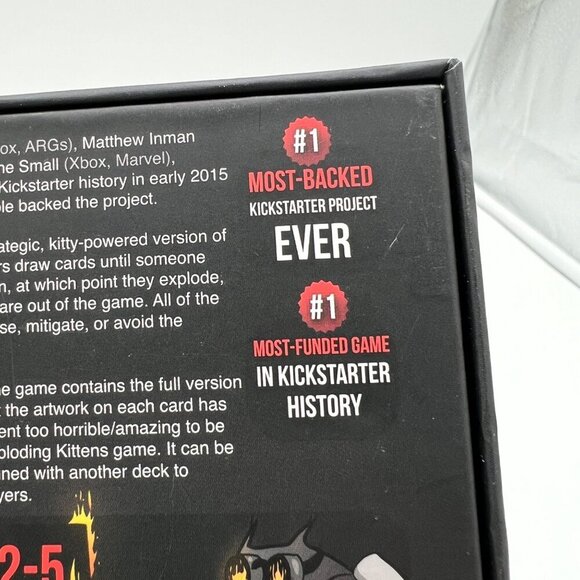 Exploding kitten card game new in box fun friends vacation beach pool lake - Picture 7 of 7